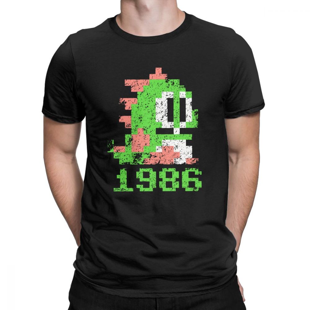 Bubble Bobble T Shirt Funny Gaming 80s Gamer Nerd Game Cool 