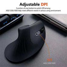 Load image into Gallery viewer, Ergonomic Wireless Mouse USB Vertical Optical Comfortable Gaming Mice Rechargeable Silent Office Mouse for PC Laptop Accessories
