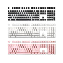 Load image into Gallery viewer, Mechanical Keyboard PBT OEM Key Caps Jelly RGB ZIFRIEDN 130 Keys Pudding Keycaps for Full Size 60% 100% Keycup Pink Blue Color
