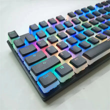 Load image into Gallery viewer, Mechanical Keyboard PBT OEM Key Caps Jelly RGB ZIFRIEDN 130 Keys Pudding Keycaps for Full Size 60% 100% Keycup Pink Blue Color
