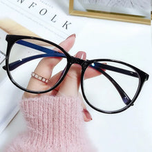 Load image into Gallery viewer, Anti-Blue Light Round Glasses Transparent Computer Glasses Frame Women Men Blackout Glasses Optical Glasses Lenses
