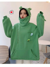 Load image into Gallery viewer, Unisex Frog Zipper Hoodie
