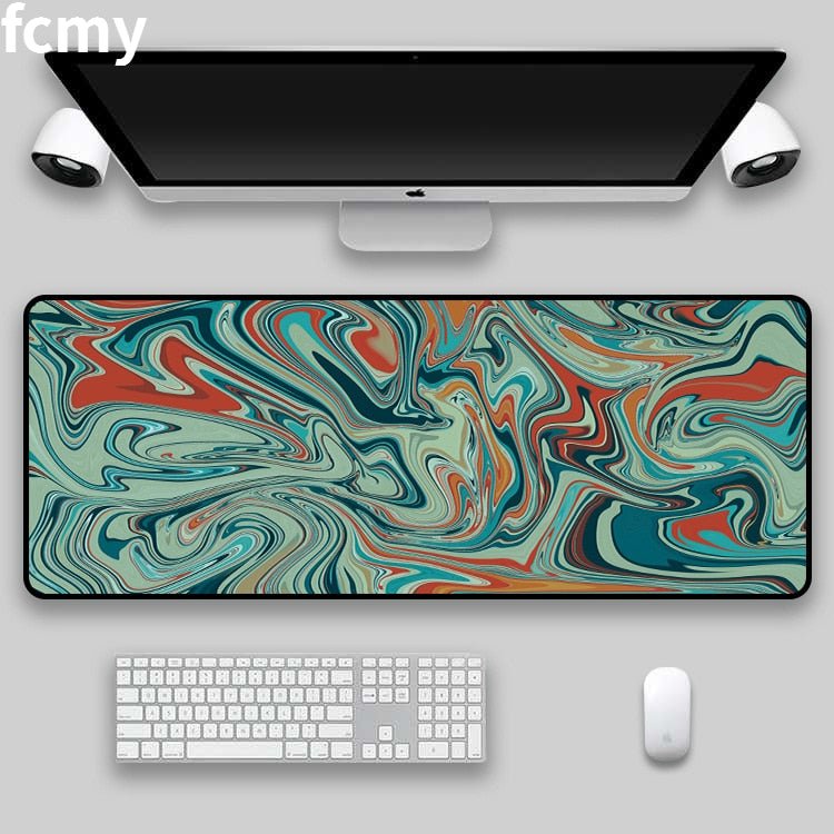 70x30CM Art Strata Liquid Mouse-pad Large Gaming Mousepad Mat Keyboard Pad