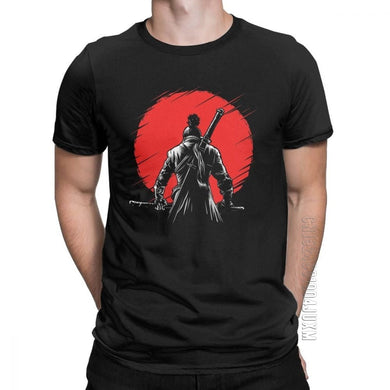 One-Armed Wolf Red Sun Sekiro Shadows Die Twice T-Shirt - Gamer Geer